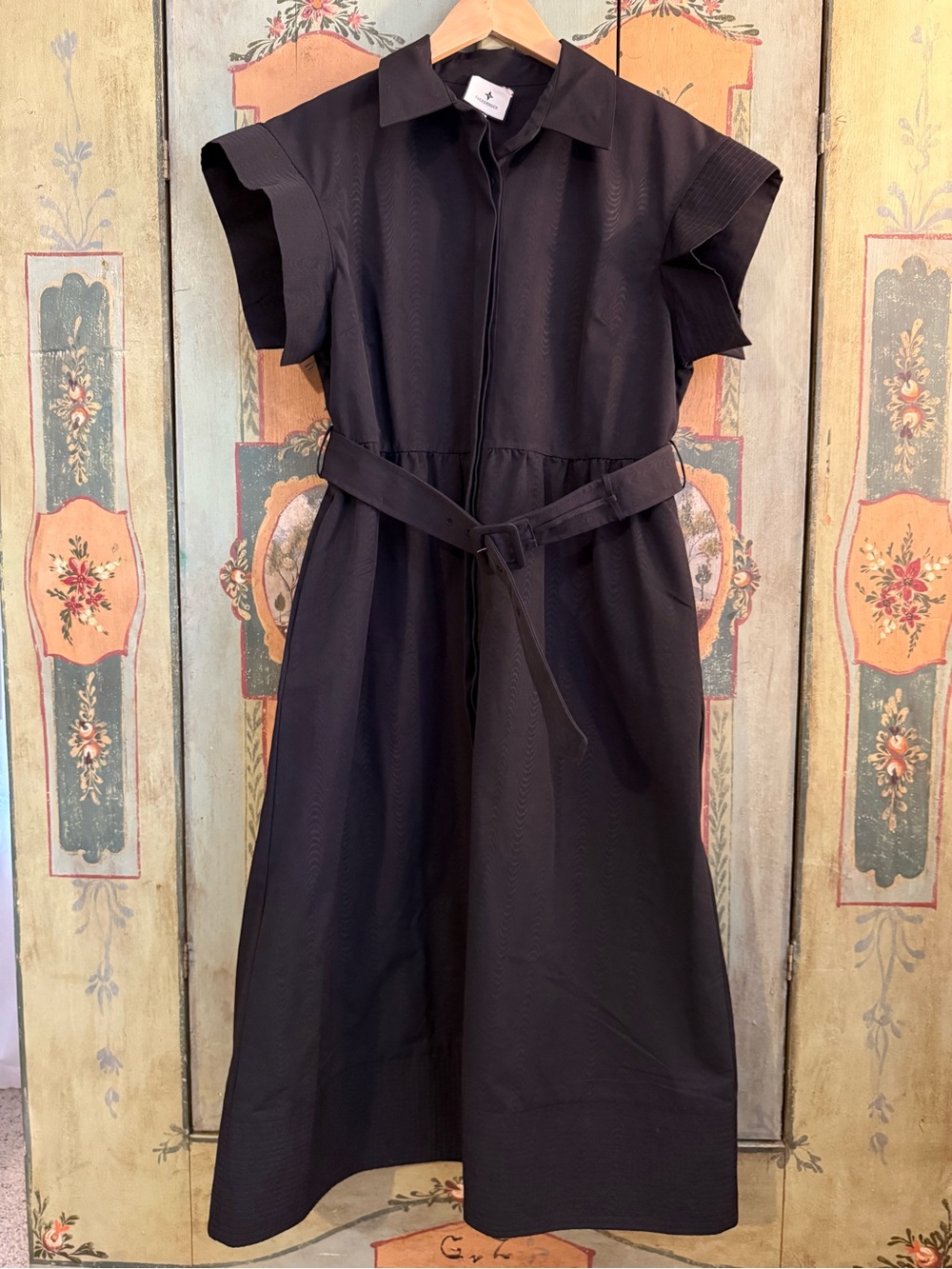 Tuckernuck Chloe Black Belted Shirt Dress - Women - Picture 5 of 8